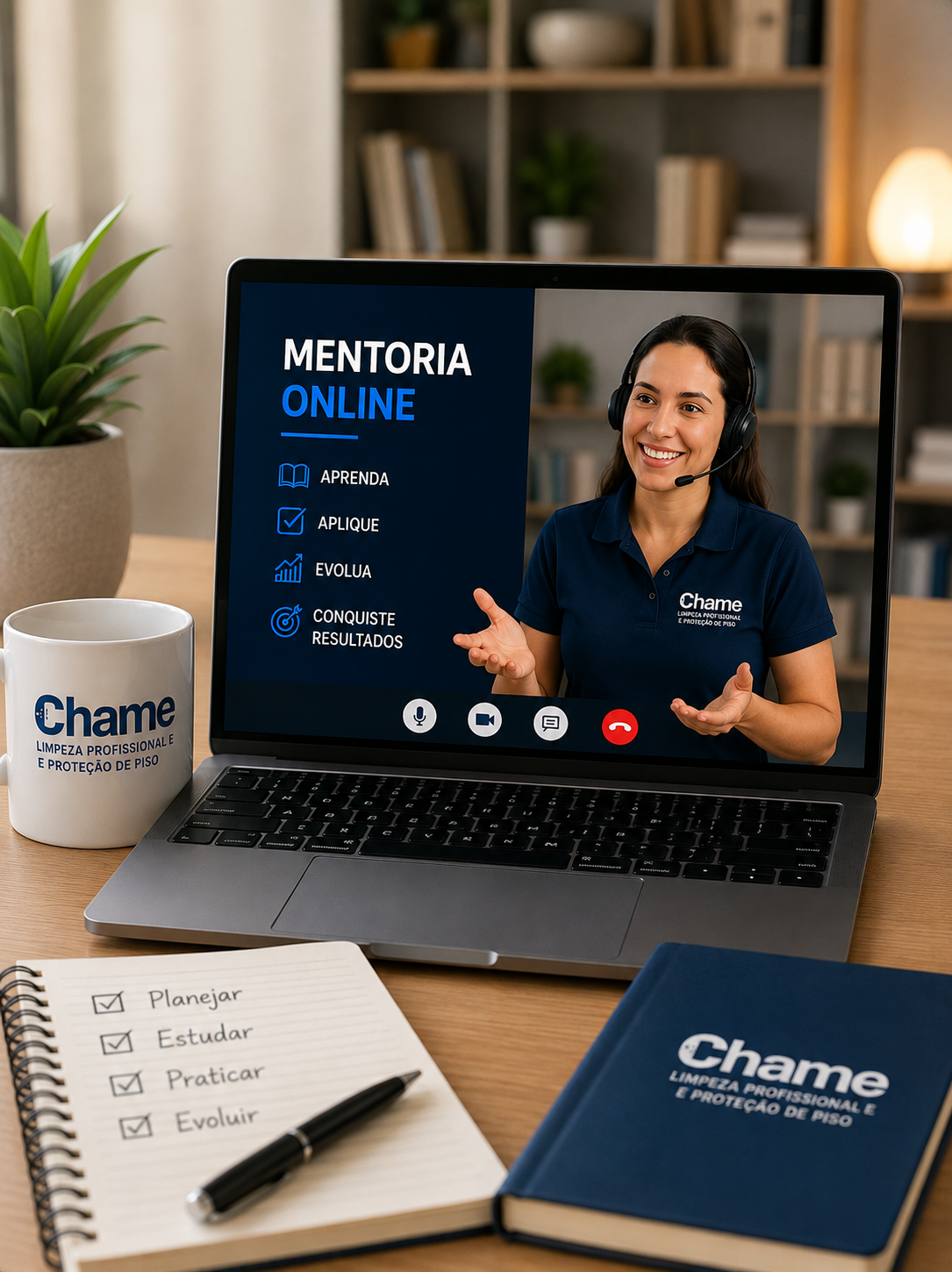 Mentoria online para profissionais da área de limpeza profissional
